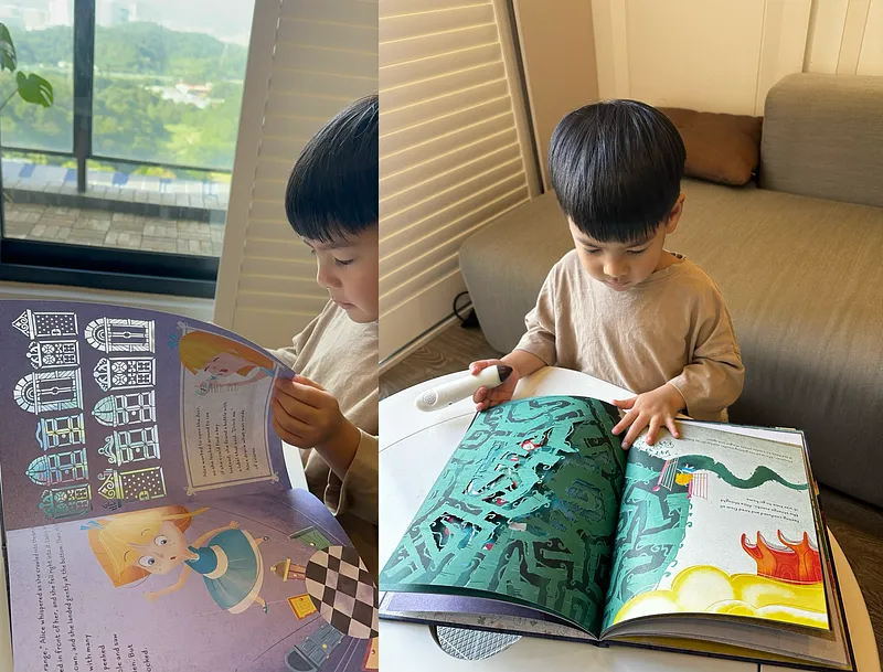 幾乎兩頁就有一張精美的雕花,孩子也覺得超美會珍惜小心翻閱